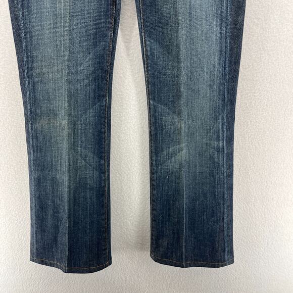7 FOR ALL MANKIND Jeans Women 24 Bootcut Low Rise Original Fit Blue USA NEW - Picture 5 of 16